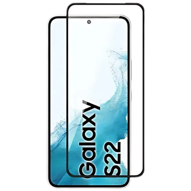 Tempered Glass Screen Protector for Samsung Galaxy S22 5G | Edge-to-Edge Coverage | Easy Installation Kit | HD Clear